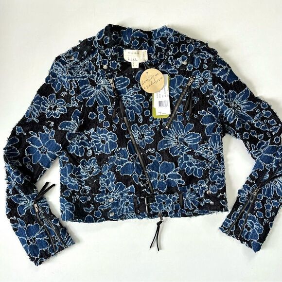 Nicole Miller Artelier NWT Bomber Jacket Small - Picture 1 of 9